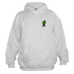 Scarecrow Watercolor Hooded Sweatshirt by NANCE