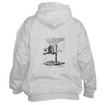 Old Country Waterpump and Shed Pen and Ink Hooded Sweatshirt by NANCE