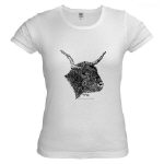 Bull Pen and Ink Jr. Baby Doll T-Shirt by NANCE