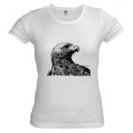 Eagle Pen and Ink Jr. Baby Doll T-Shirt by NANCE