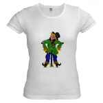 Scarecrow Watercolor Jr. Baby Doll T-Shirt by NANCE