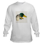 Mallard Duck Pair Watercolor Long Sleeved Shirt by NANCE