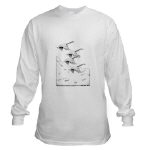 Geese Pen and Ink Long Sleeved Shirt by NANCE