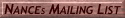 Join NANCEs Mailing List