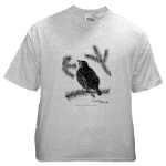 Robin Pen and Ink Ash Grey T-Shirt by NANCE