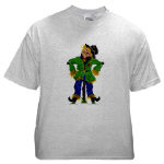 Scarecrow Watercolor Ash Grey T-Shirt by NANCE