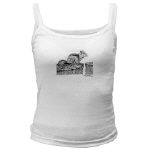Chipmunk Pen and Ink Jr. Spaghetti Tank by NANCE
