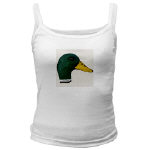 Duck Mallard Drake Watercolor Jr. Spaghetti Tank by NANCE