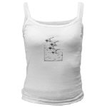 Geese Pen and Ink
	  Jr. Spaghetti Tank by NANCE