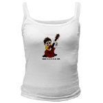 NANCE Cartoon Self-Portrait Jr. Spaghetti Tank by NANCE