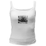 Raccoon Pen and Ink Jr. Spaghetti Tank by NANCE