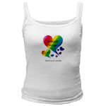 NANCE Sings To Me Live Rainbow Heart Jr. Spaghetti Tank