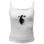 Killer Whale Pen and Ink Jr. Spaghetti Tank by NANCE