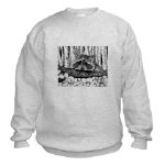 Raccoon Pen and Ink Sweatshirt by NANCE