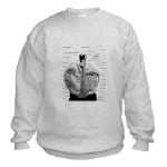 Swan Pen and Ink Sweatshirt by NANCE