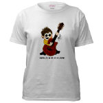 NANCE Cartoon Self-Portrait White T-Shirt by NANCE
