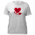 NANCE Sings To Me Live Red Heart White T-Shirt