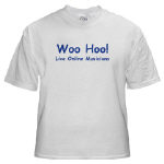Get This Woo Hoo! Live Online Musicians! T-Shirt from Cafepress