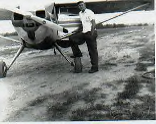 Dad with his plane - circa 1950s