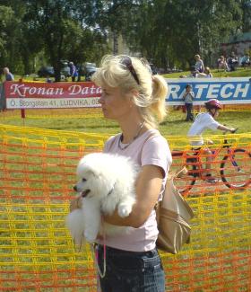 Gulliver fick f�lja med p� sitt livs f�rsta cykelt�vling