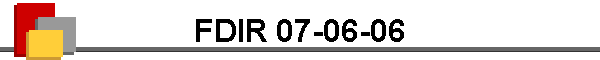 FDIR 07-06-06