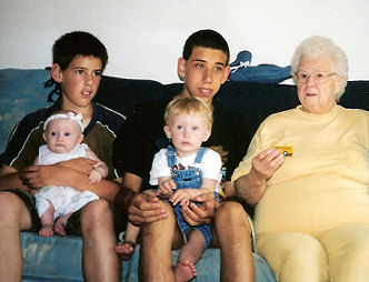 My mum and my four grandkids