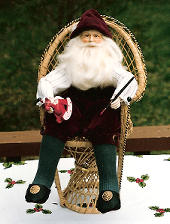 Santa With Antique Pen
