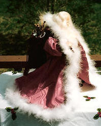 Santa with a Rose Coat