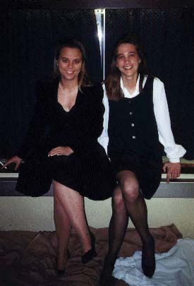 Donna and Michelle, Mexican Riviera Cruise, April 1996
