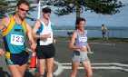 Graeme Jones putting the heat on Craig Barret and Gabriel Gorst