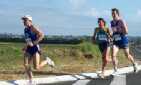 Gordon Clark leads Andrew Bott and Marion Millward 