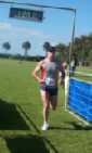 James Dever at the finish