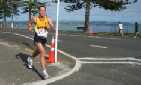Peter Gillies coming back along Hardinge Rd