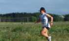 Marg Radich powering along at 14km