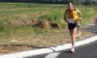 Darryl Strachan heads down to the turn around