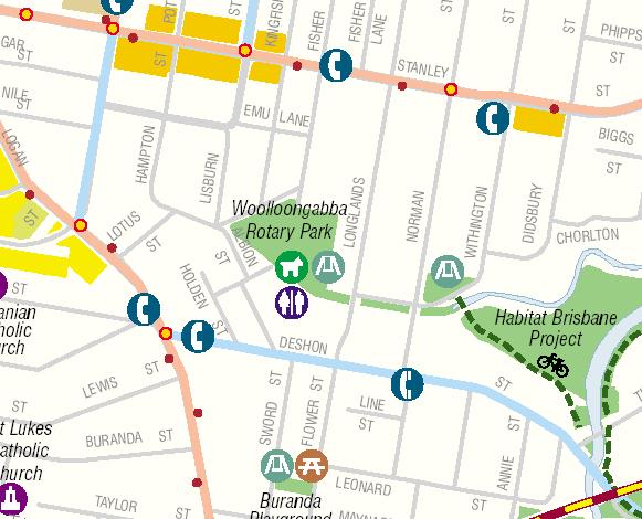 map to park