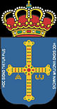 Escudo de Asturias, España.