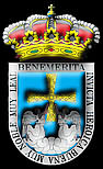 Escudo de Oviedo, España.