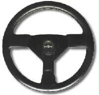 PERSONAL RACING POLYURETHANE/BLACK SPOKES STEERING WHEEL 330 mm 