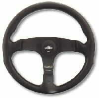 PERSONAL FITTI E5 POLYURETHANE /BLACK SPOKES STEERING WHEEL 350 mm