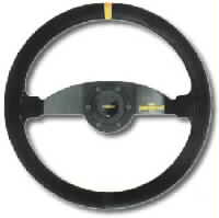 PERSONAL DAKAR BLACK LEATHER/BLACK SPOKES STEERING WHEEL 360 mm