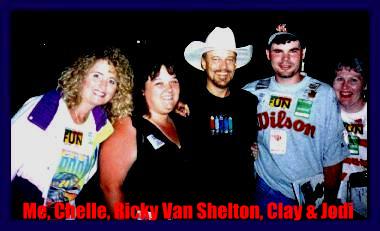 Me, Michelle, Ricky Van Shelton, Clay and Jodi