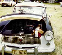 Bow details the engine bay