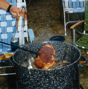 Steak fondue