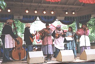The Dixie Darlin's with The 97th Regimental String Band