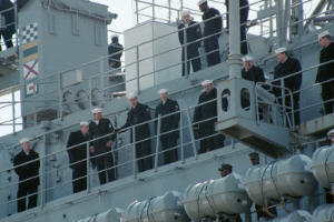 Closeup of sailors...