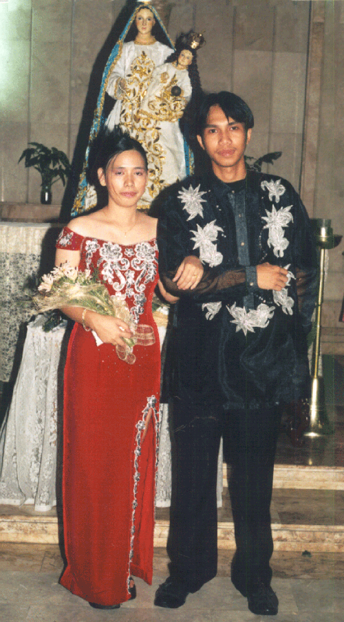 tan tan daran....here comes da bride...hehe sagala pala ito!