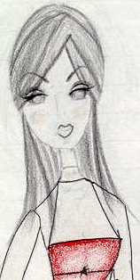 march 2oo1 - one of my first drawing i kept... i was young... i think i'm drawing better now do i ?? 