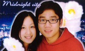 cassandra and simon (not her bf, but a friend of thanh) [april 2 2003]