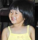 cassandra was smiling because she was allowed to eat a pistache ice-cream ! [7 years old]